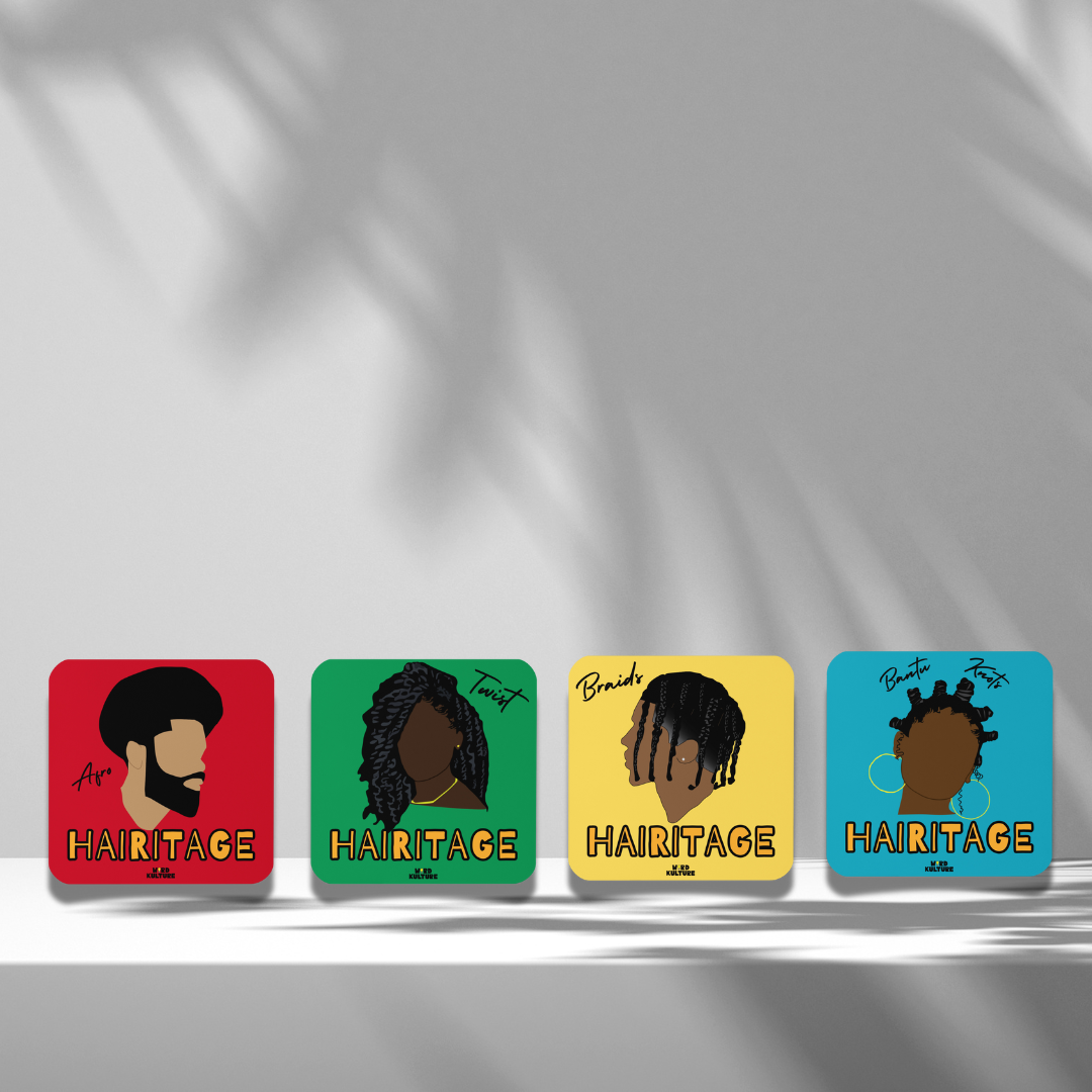 Hairitage Collection Coaster Set (4)