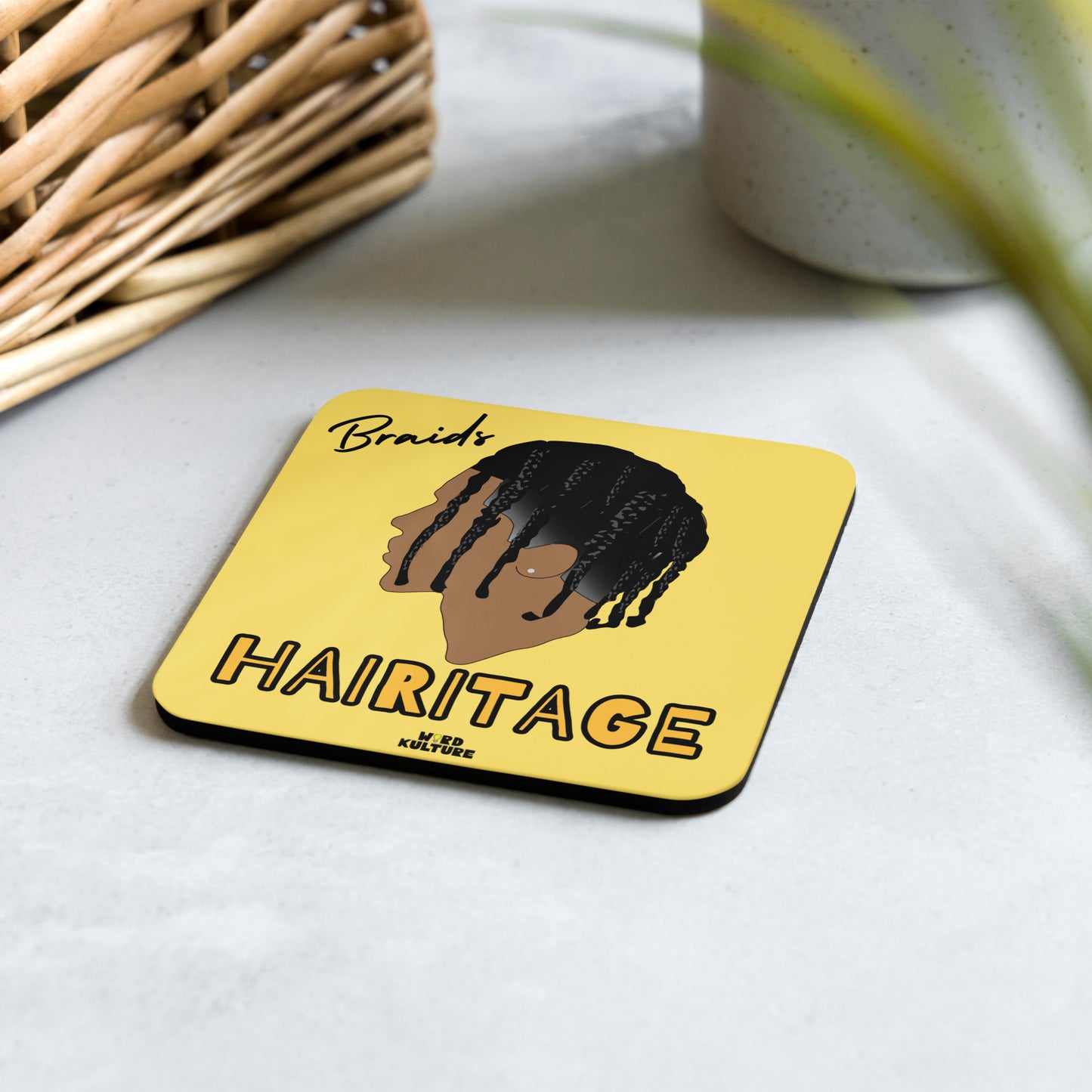 Single Braids Coaster (1)// Hairitage Collection