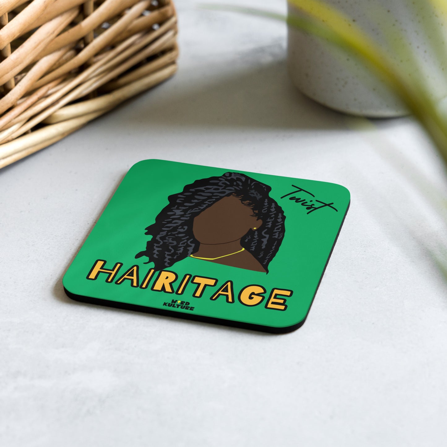 Single Twist Coaster (1) // Hairitage Collection