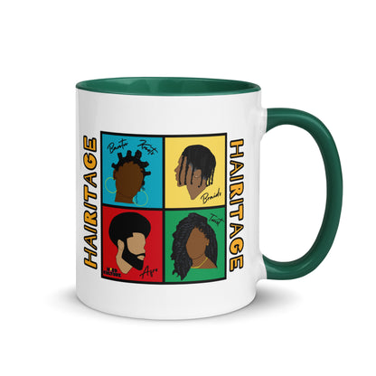 Hairitage Mug // Colored inside